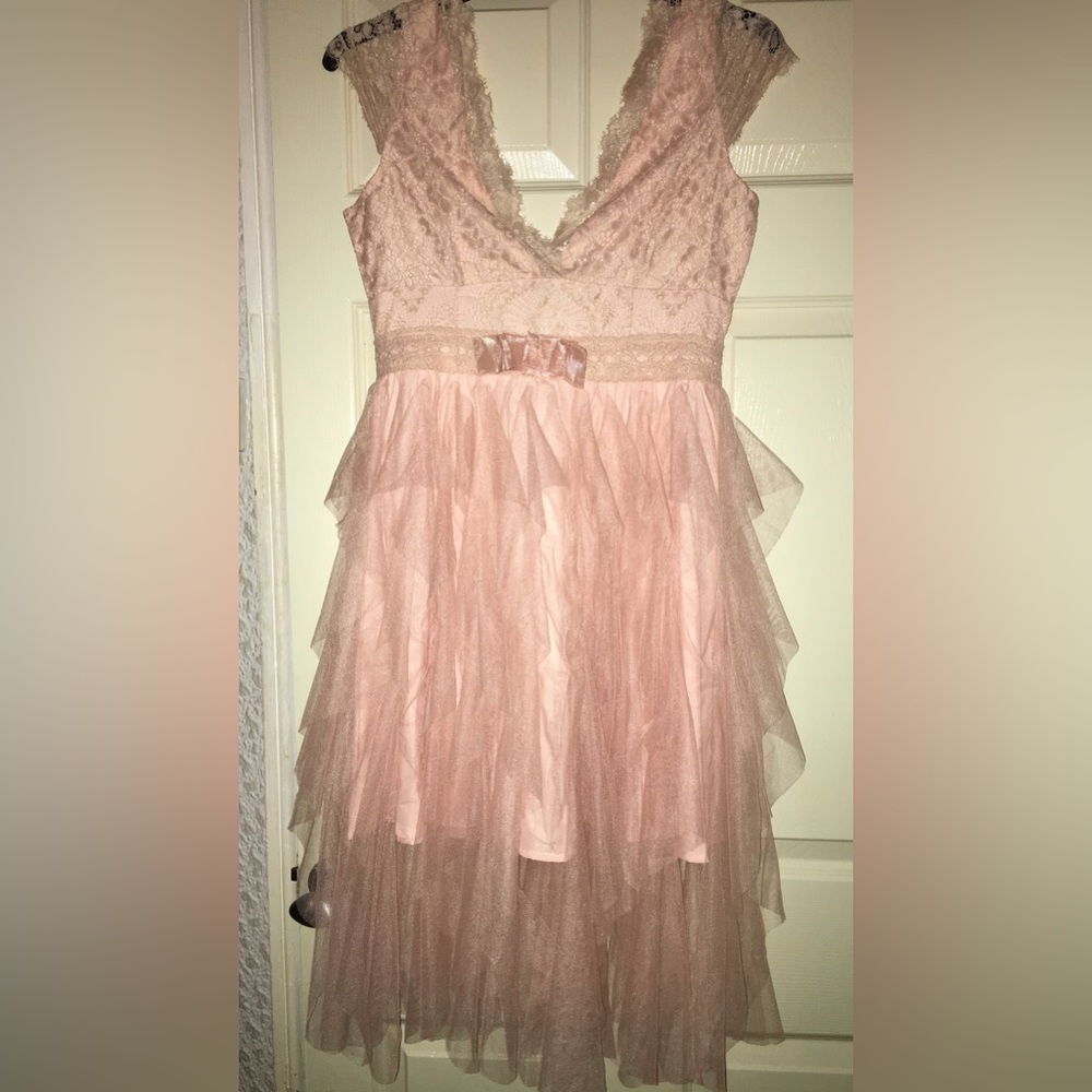 Gorgeous woman’s lace and mesh light pink tutu dress - Picture 2 of 6